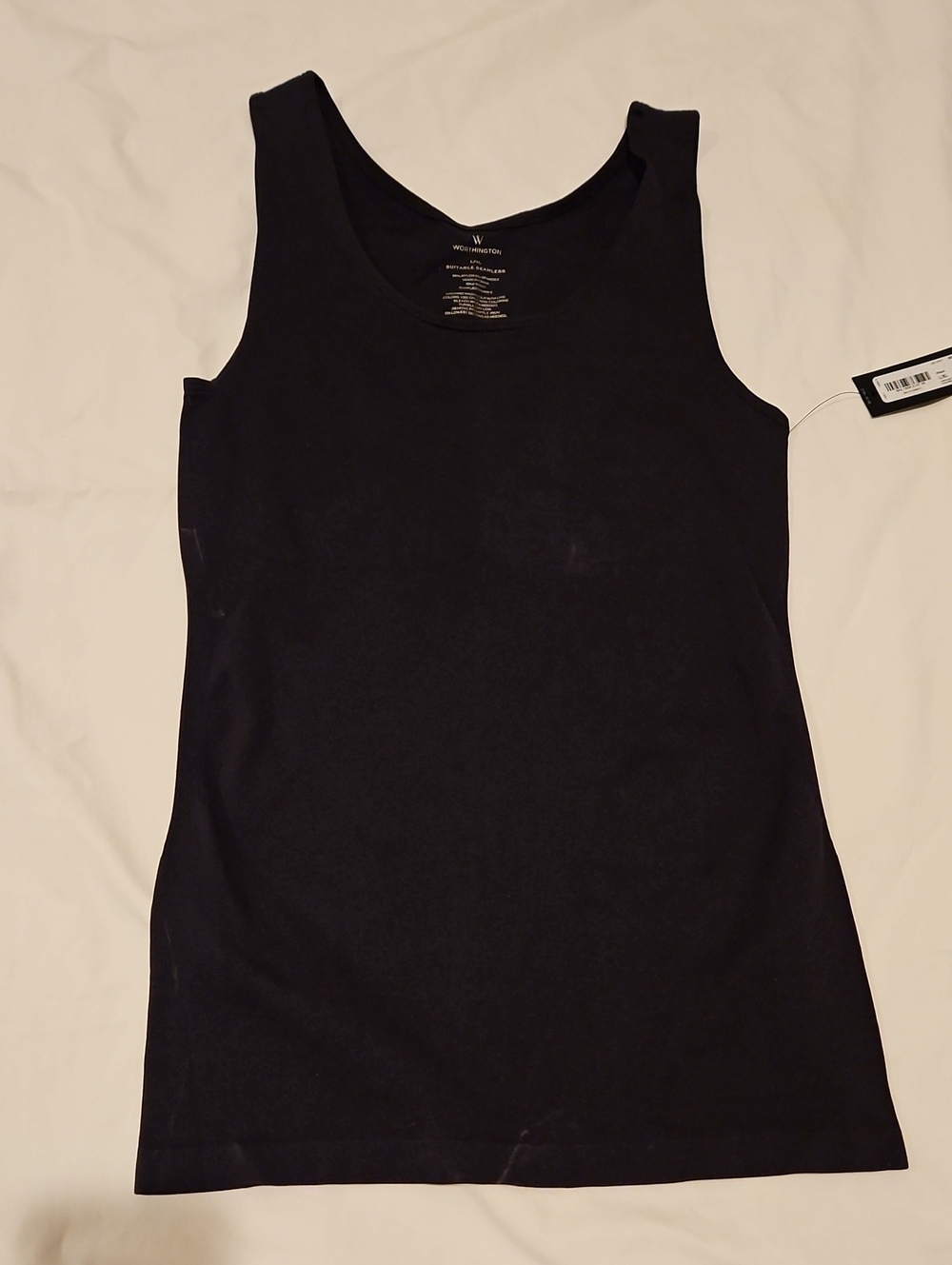 Worthington Black Scoop Neck Tank